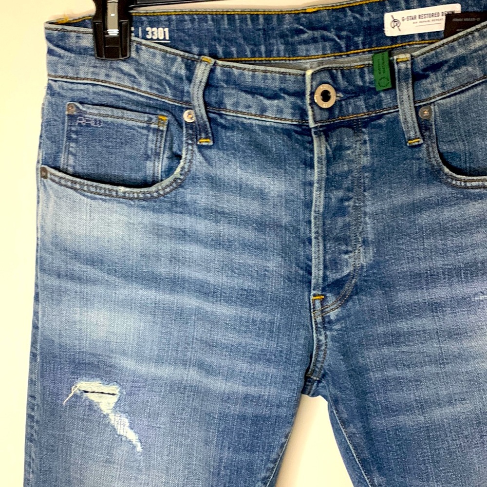 G-Star RAW - Slim 3301 Fit - 32W 30L - 98% Cotton (organic) 2% Elastic